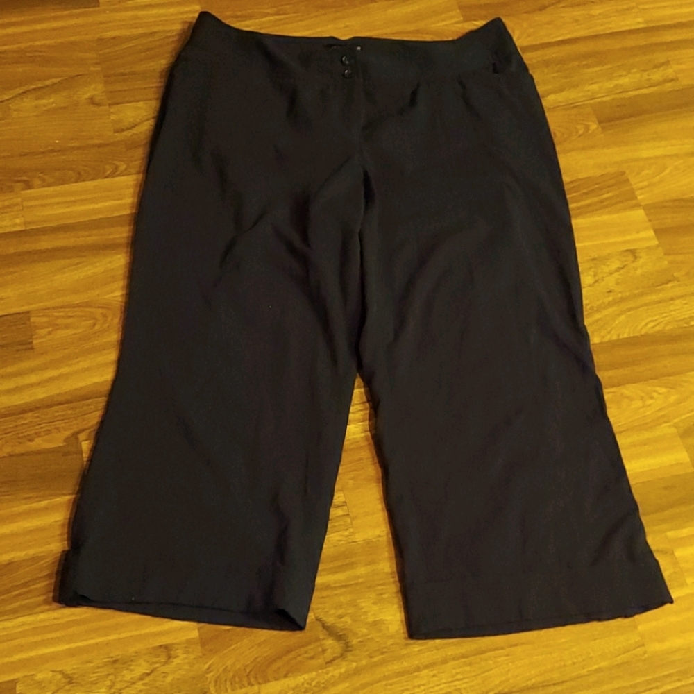 Lane Bryant Black Capris